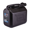 Draper 09058 Plastic Fuel Can, 10L, Black