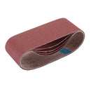 Draper 09235 Cloth Sanding Belt, 75 x 457mm, 120 Grit (Pack of 5)