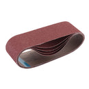 Draper 09239 Cloth Sanding Belt, 75 x 533mm, 80 Grit (Pack of 5)