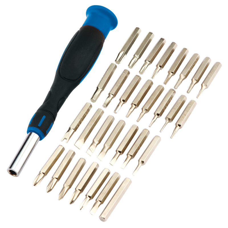 Draper 09550 Soft Grip Precision Screwdriver & Bit Set (31 Piece)