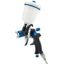 Draper 09709 Gravity Feed HVLP Composite Body Air Spray Gun, 100ml