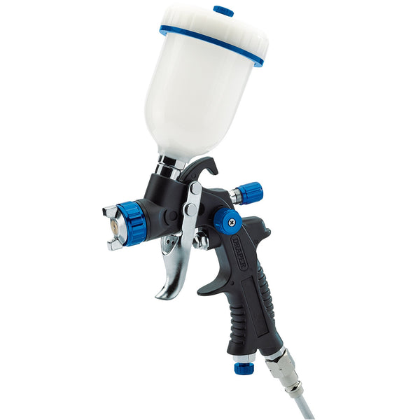Draper 09709 Gravity Feed HVLP Composite Body Air Spray Gun, 100ml