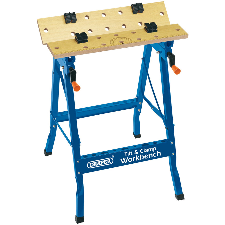 Draper 09951 Tilt & Clamp Fold Down Workbench, 600mm