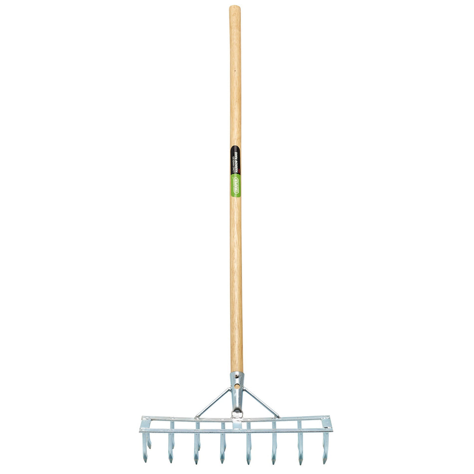 Draper 09994 Long Handled Steel Harrow Rake and Scarifier