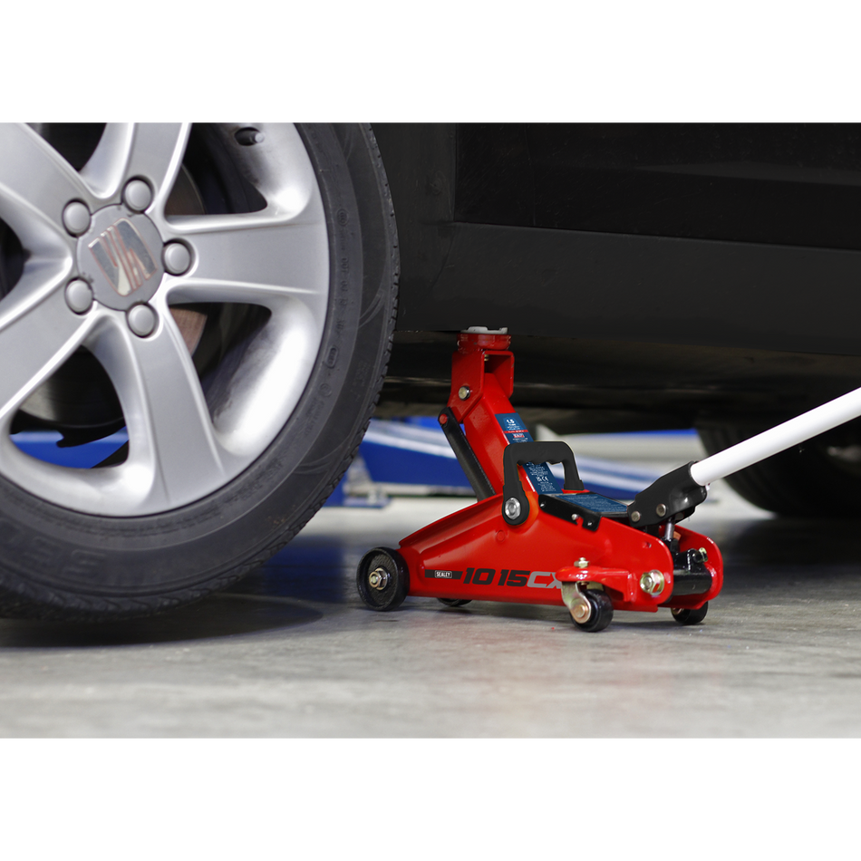 Sealey 1015CX 1.5tonne Short Chassis Trolley Jack