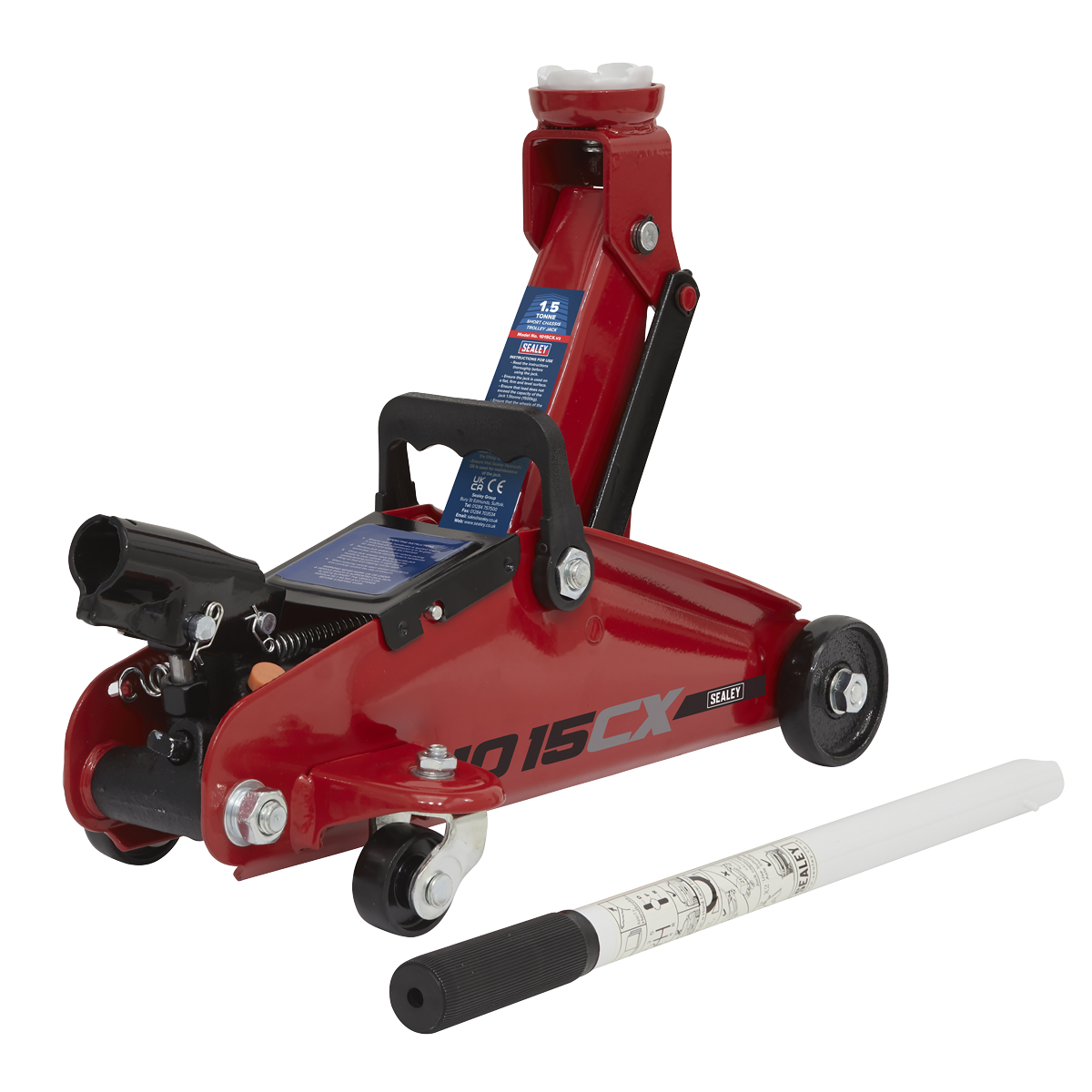 Sealey 1015CX 1.5tonne Short Chassis Trolley Jack