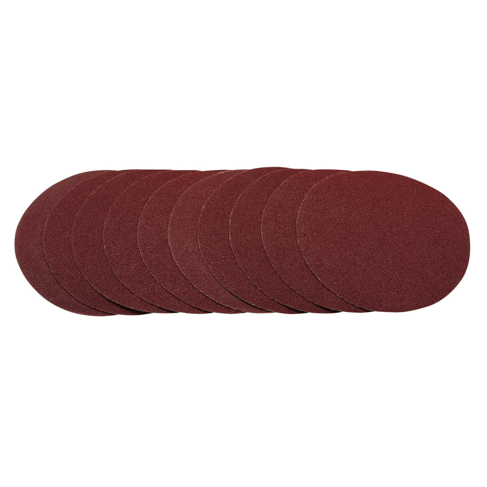 Draper 10229 Sanding Discs, 200mm, 40 Grit (Pack of 10)