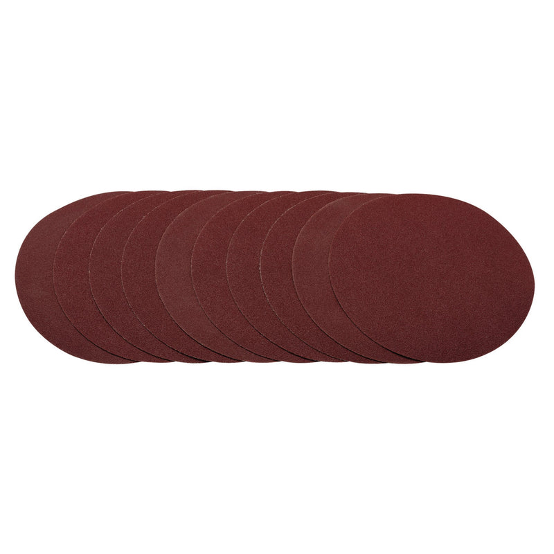 Draper 10232 Sanding Discs, 200mm, 80 Grit (Pack of 10)
