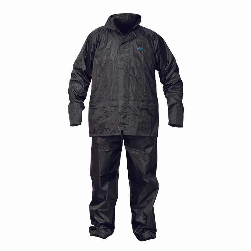 OX Tools OX-S249702 Rain Suit - Black, Size Medium