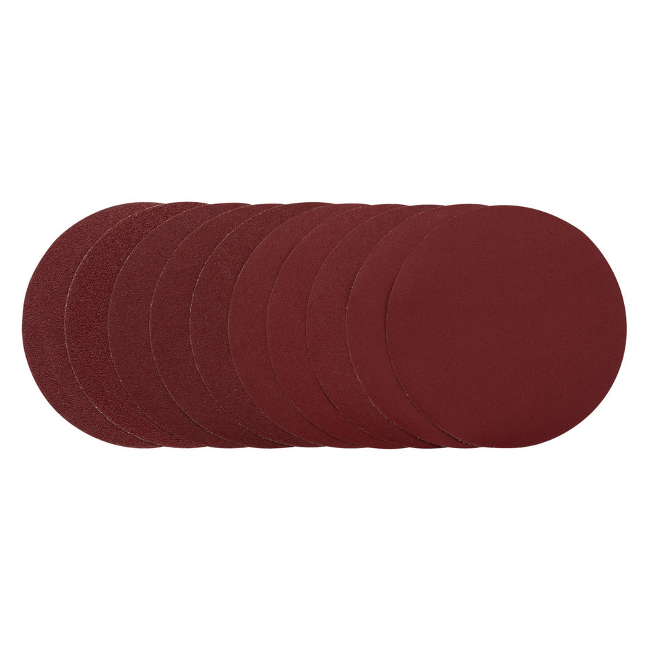 Draper 10364 Sanding Discs, 200mm, Assorted Grit (Pack of 10)