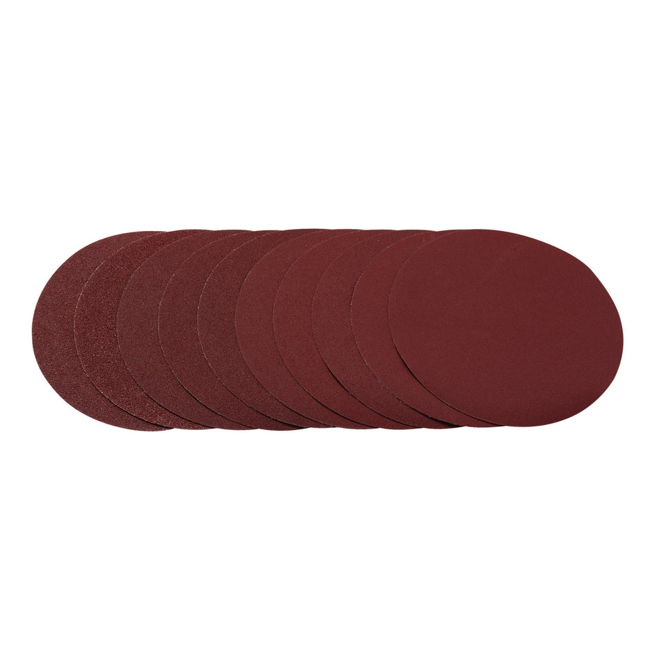 Draper 10364 Sanding Discs, 200mm, Assorted Grit (Pack of 10)