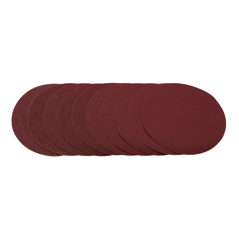 Draper 10364 Sanding Discs, 200mm, Assorted Grit (Pack of 10)