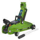 Sealey 1050CXDHV 2tonne Short Chassis Hi-Vis Trolley Jack with Storage Case