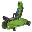 Sealey 1050CXHV 2tonne Short Chassis Trolley Jack - Hi-Vis