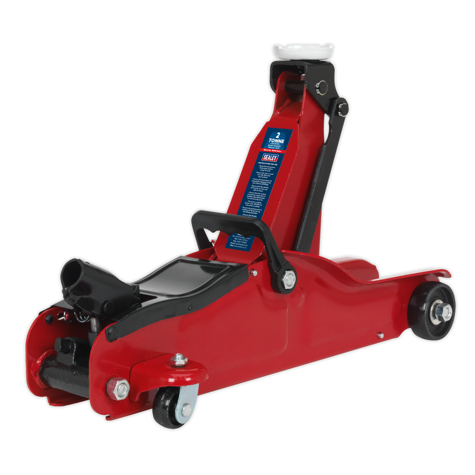 Sealey 1050CXLE 2tonne Low Entry Short Chassis Trolley Jack