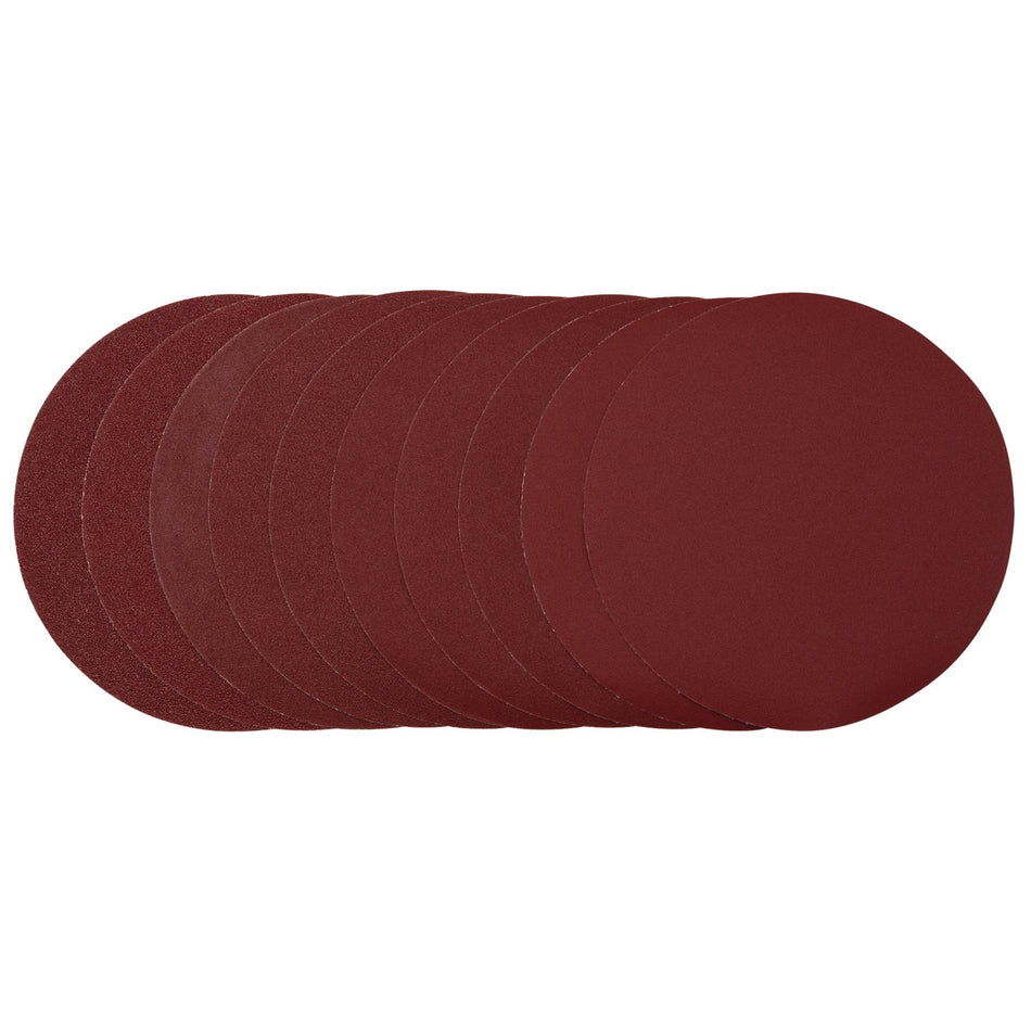 Draper 10621 Sanding Discs, 230mm, Assorted Grit (Pack of 10)