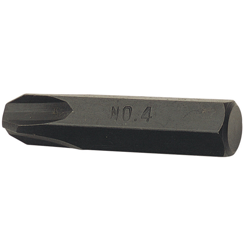 Draper 10820 Cross Slot Impact Screwdriver Bit, No.4