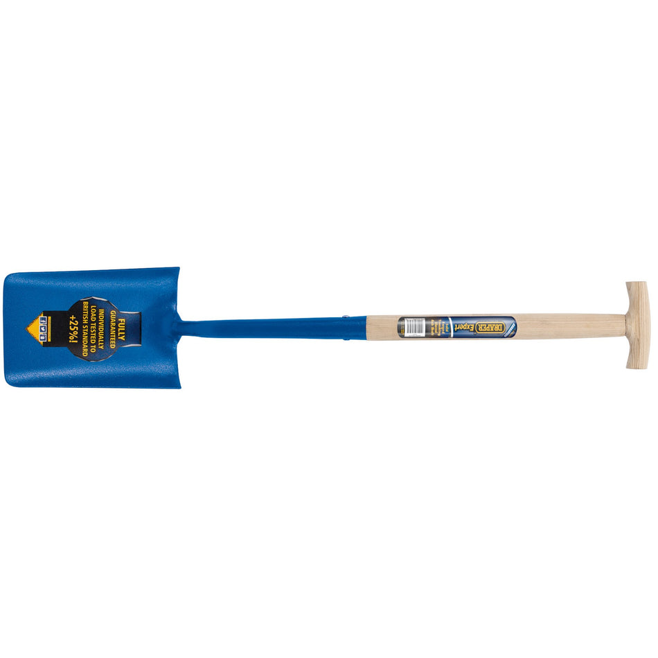 Draper 10878 Solid Forged 'T' Handled Trenching Shovel with Ash Shaft