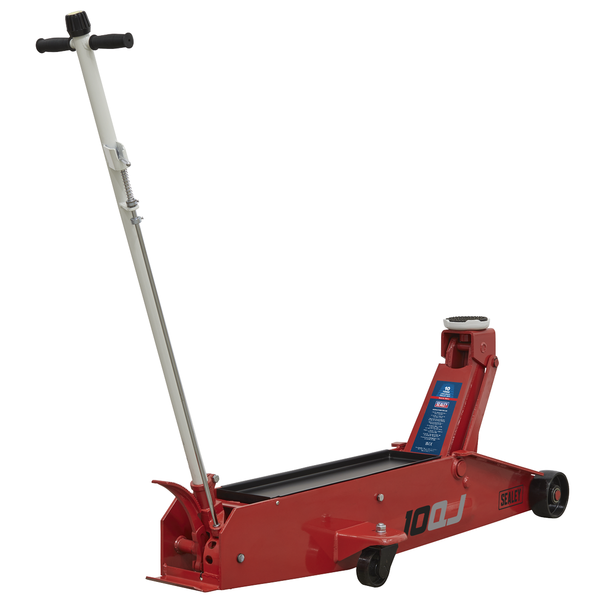 Sealey 10QJ 10tonne Long Reach Trolley Jack