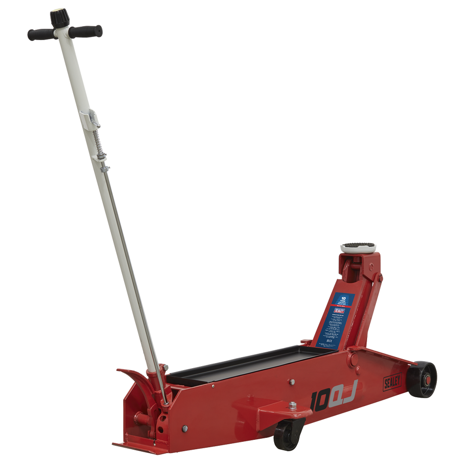 Sealey 10QJ 10tonne Long Reach Trolley Jack