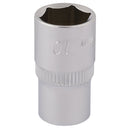 Draper 11099 Elora Hexagon Socket, 1/4" Sq. Dr., 10mm