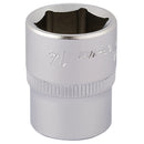Draper 11103 Elora Hexagon Socket, 1/4" Sq. Dr., 14mm