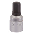 Draper 11127 Elora Hexagon Screwdriver Socket, 1/4" Sq. Dr., 6mm