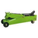 Sealey 1153CXHV 3tonne Long Chassis Heavy-Duty Trolley Jack - Hi-Vis