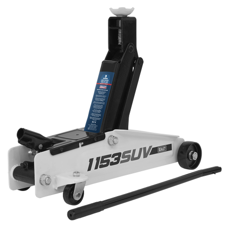 Sealey 1153SUV 3tonne Long Chassis High Lift SUV Trolley Jack