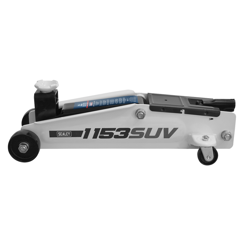 Sealey 1153SUV 3tonne Long Chassis High Lift SUV Trolley Jack
