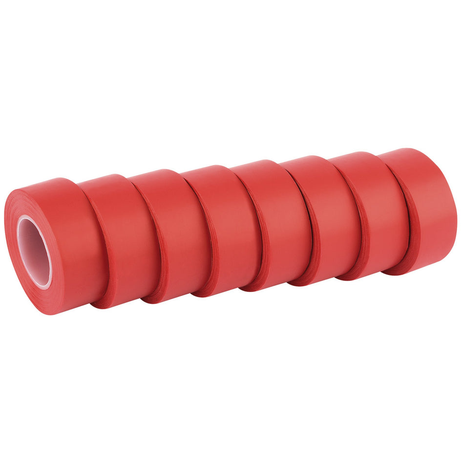 Draper 11912 Insulation Tape to BSEN60454/Type2, 10m x 19mm, Red (Pack of 8)