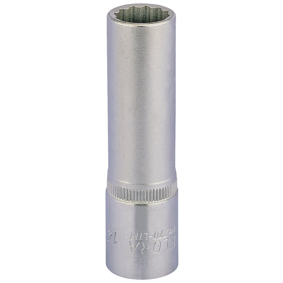 Draper 11934 Elora Deep Bi-Hexagon Socket, 1/2" Sq. Dr., 14mm