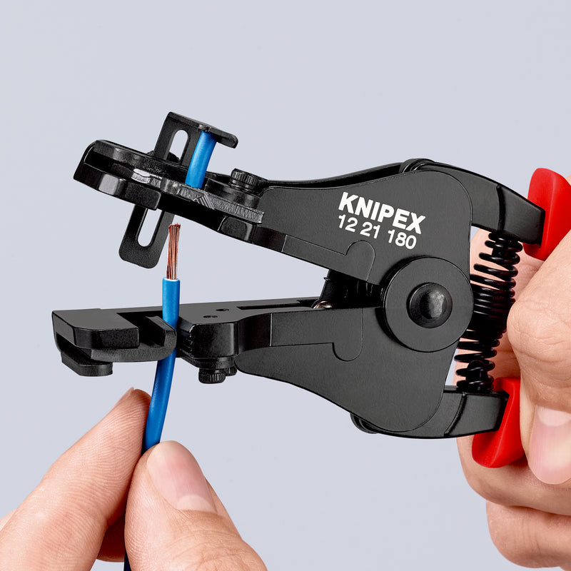 KNIPEX 12 21 180 AUTOMATIC INSULATION STRIPPERS