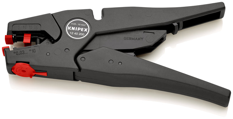 KNIPEX 12 40 200 SELF-ADJ.INSULATION STRIPPERS