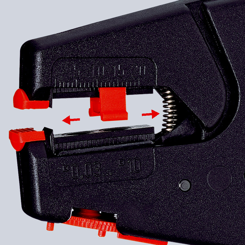KNIPEX 12 40 200 SELF-ADJ.INSULATION STRIPPERS