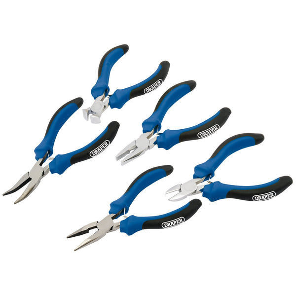 Draper 12544 Soft Grip Mini Pliers Set (5 Piece)