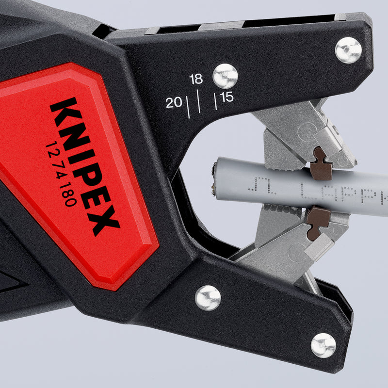 KNIPEX 12 74 180 SB Automatic cable stripping pliers