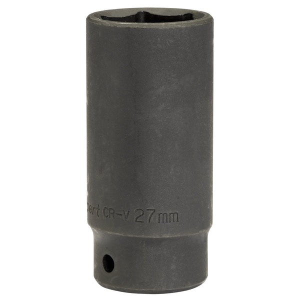 Draper 12748 Deep Impact Socket, 1/2" Sq. Dr., 27mm