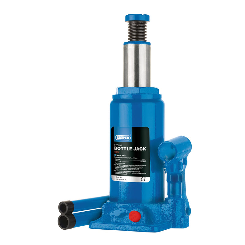Draper 13070 Hydraulic Bottle Jack, 8 Tonne
