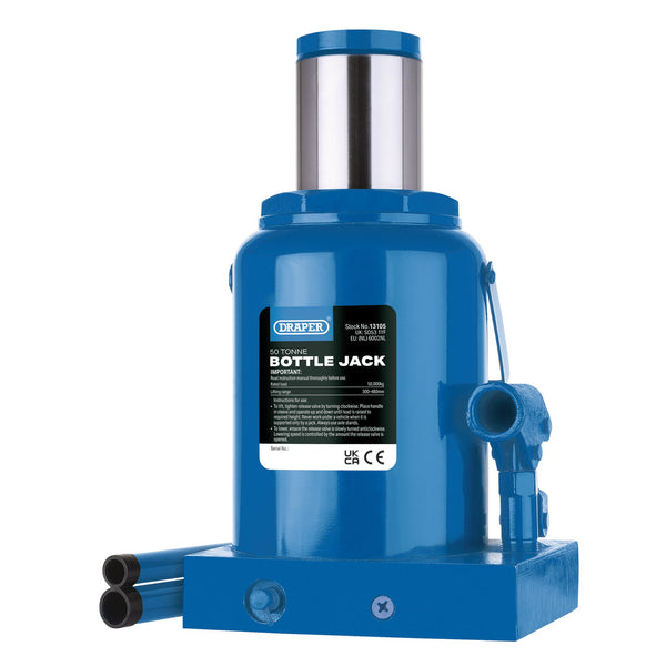 Draper 13105 Hydraulic Bottle Jack, 50 Tonne