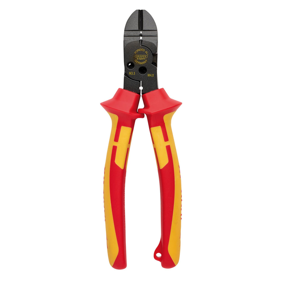 Draper 13643 XP1000® VDE Tethered 4-in-1 Combination Cutter, 180mm
