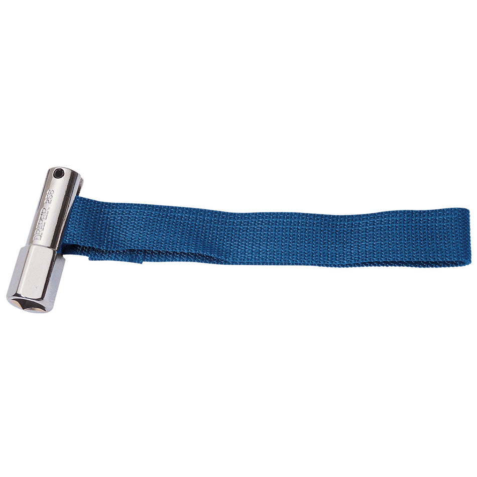 Draper 13771 Oil Filter Strap Wrench, 1/2" Sq. Dr. or 21mm, 120mm Capacity
