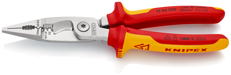 KNIPEX 13 86 200 Pliers for Electrical Installation