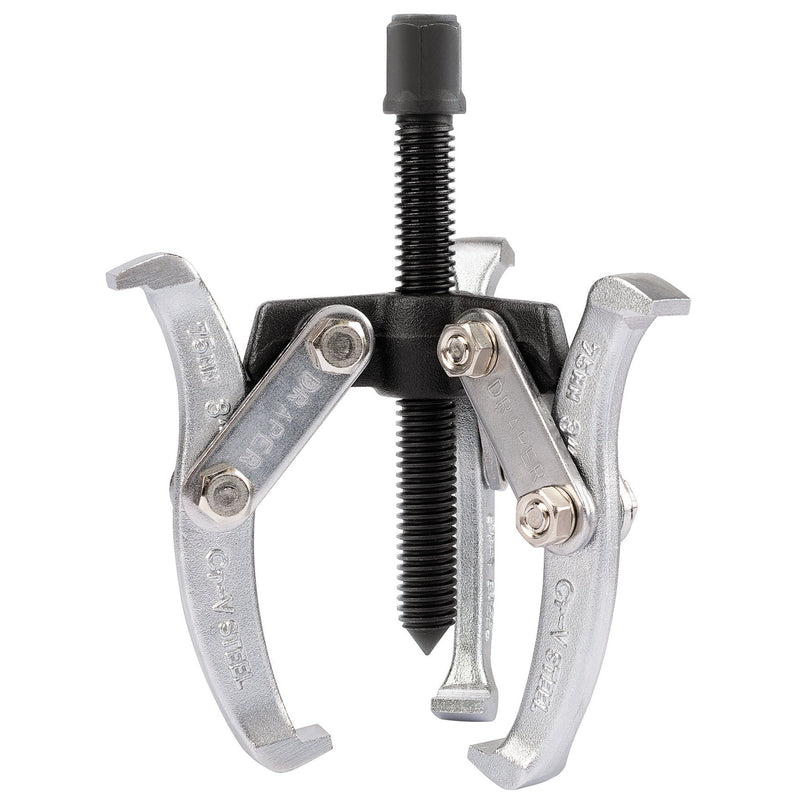 Draper 13908 Triple Leg Reversible Puller, 65mm Reach x 75mm Spread