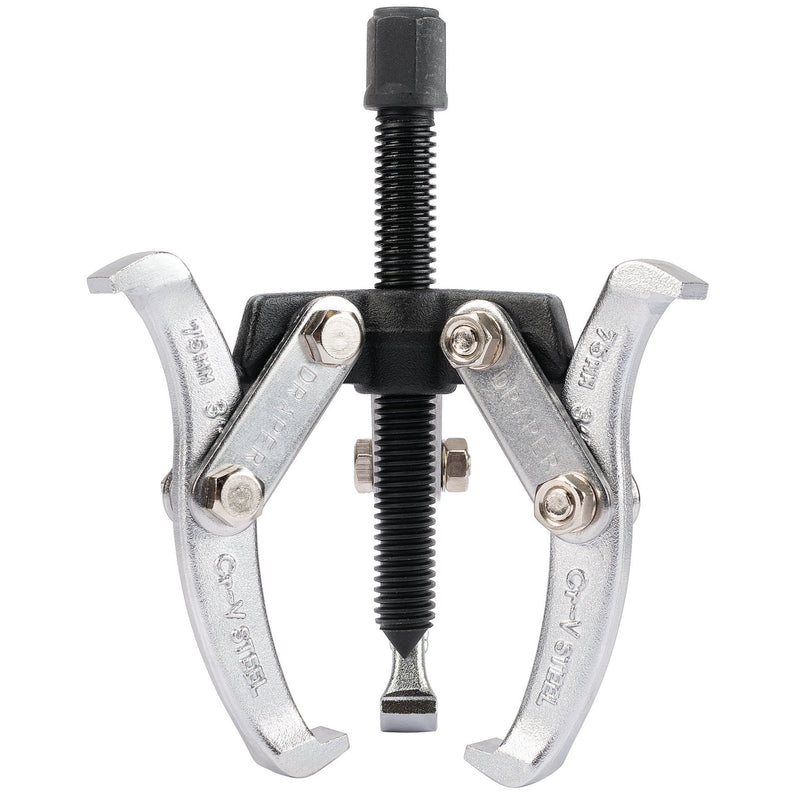 Draper 13908 Triple Leg Reversible Puller, 65mm Reach x 75mm Spread
