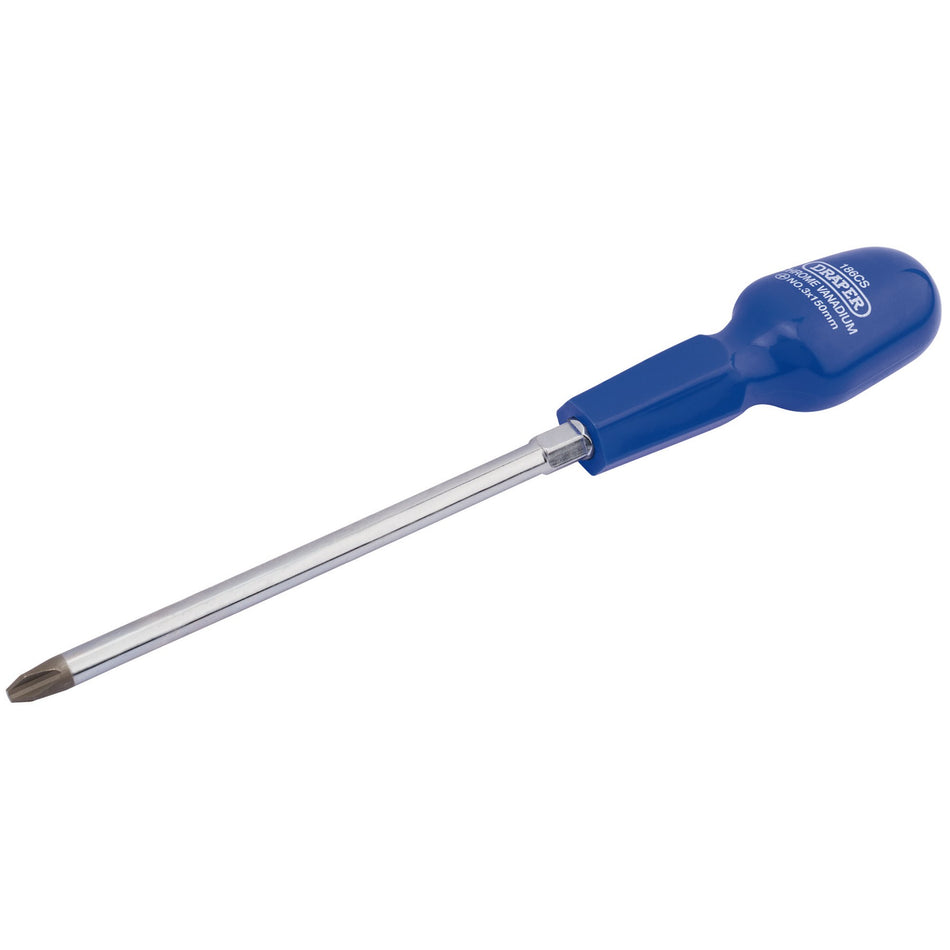 Draper 14085 Cross Slot Cabinet Pattern Screwdriver, No.3 x 150mm