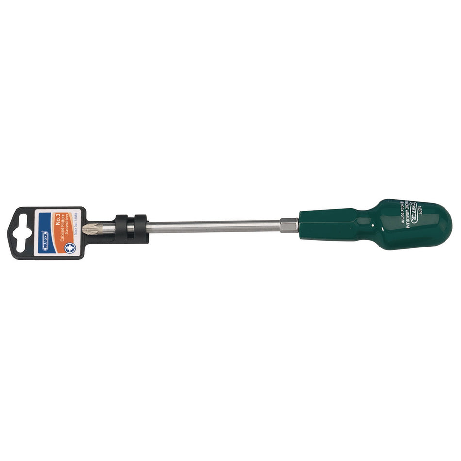 Draper 14088 PZ Type Cabinet Pattern Screwdriver, No.3 x 150mm