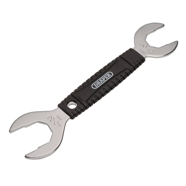 Draper 14167 Dual-Ended Bicycle Headset Wrench, 30/32/36/40mm