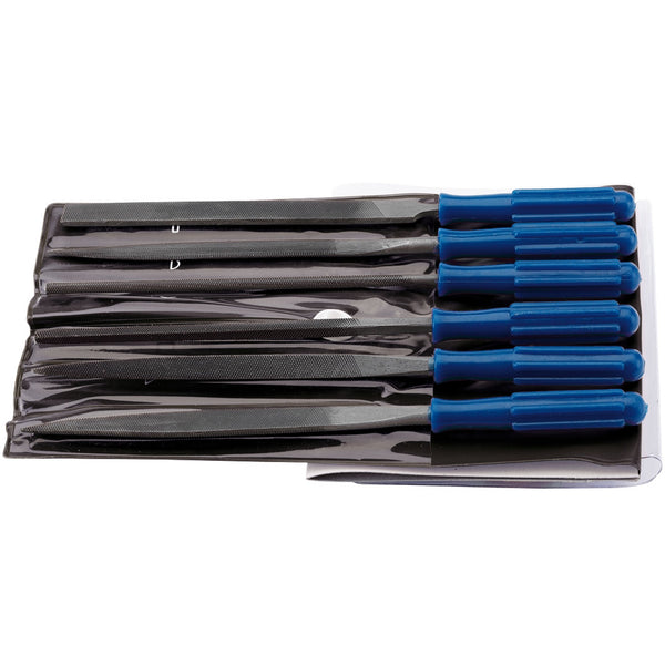 Draper 14185 Warding File Set with Handles, 100mm (6 Piece)