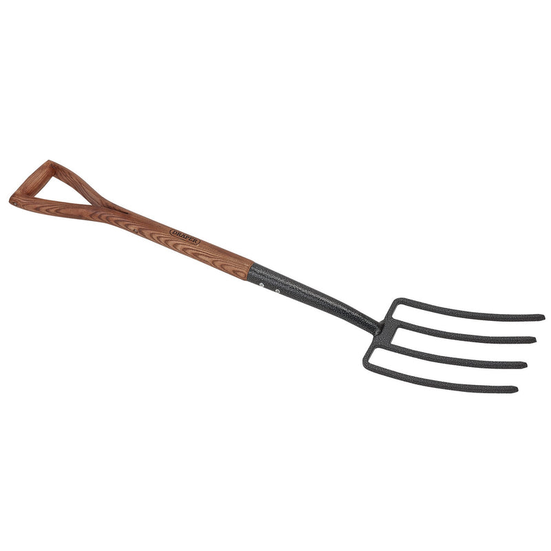 Draper 14301 Carbon Steel Garden Fork with Ash Handle